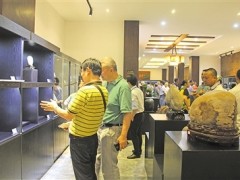 樂山奇石的美麗變身