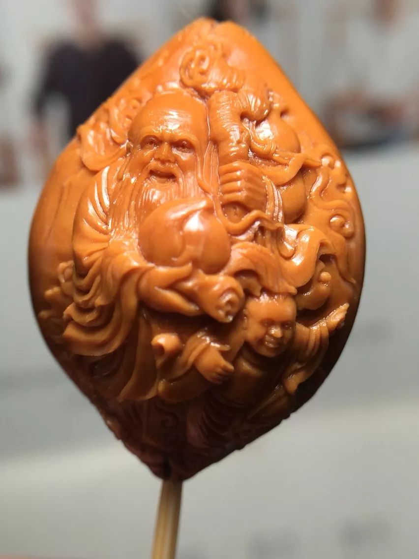 名家橄欖核雕作品欣賞_名家橄欖核雕刻圖片_橄欖核雕十大名家