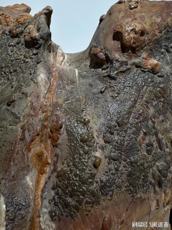 五彩靈璧石_靈璧石五彩石_五彩靈璧石收藏價值